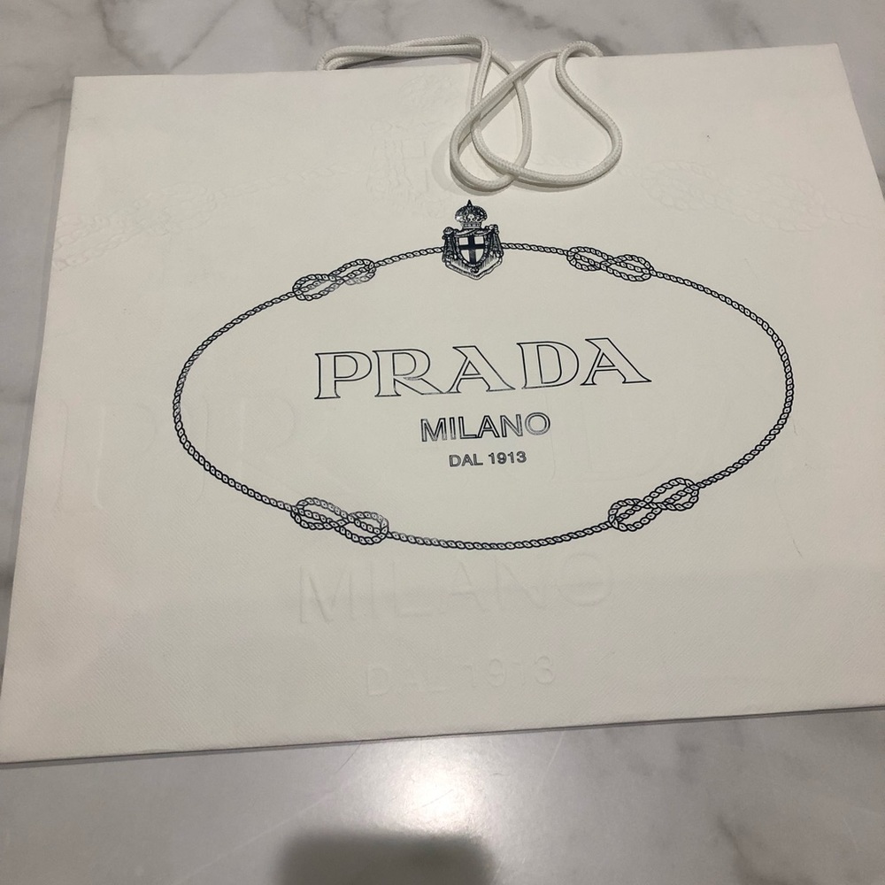 Prada Gift Bag Used View 2